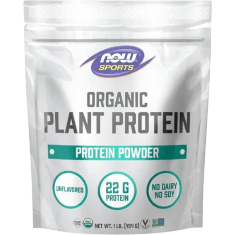 NOW Proteína Now Foods, Proteina Vegetal Organica Sin Sabor (1 lb 454 g)