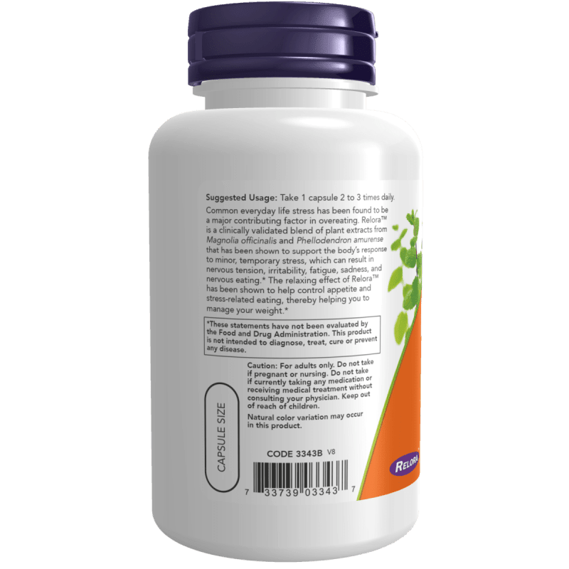 NOW SUPLEMENTOS Now Foods, Relora™ 300 mg (120 cápsulas)