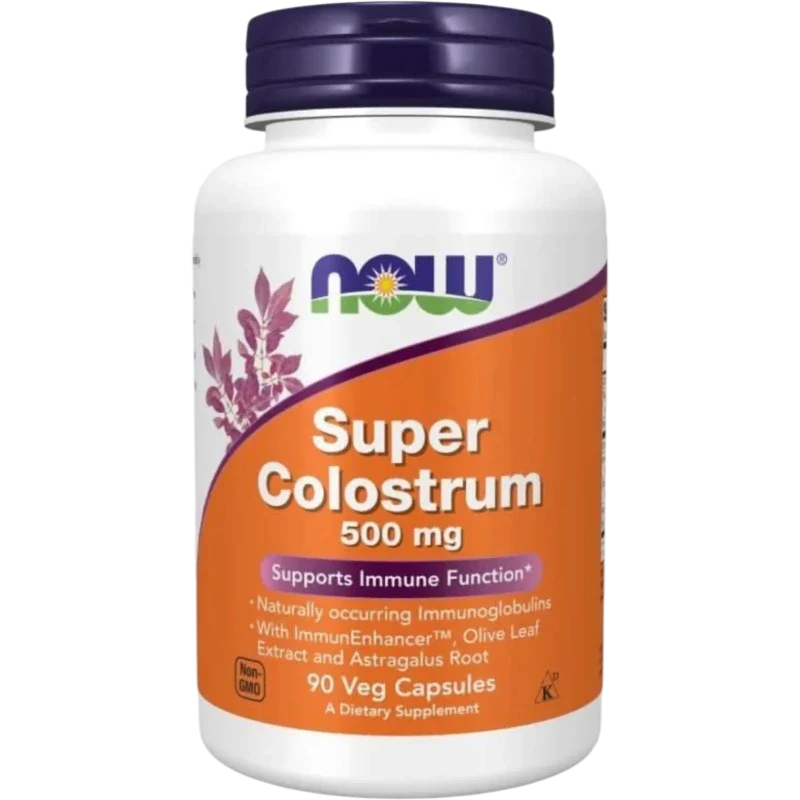 NOW Herbal Now Foods, Súper Calostro 500 mg (90 cápsulas)