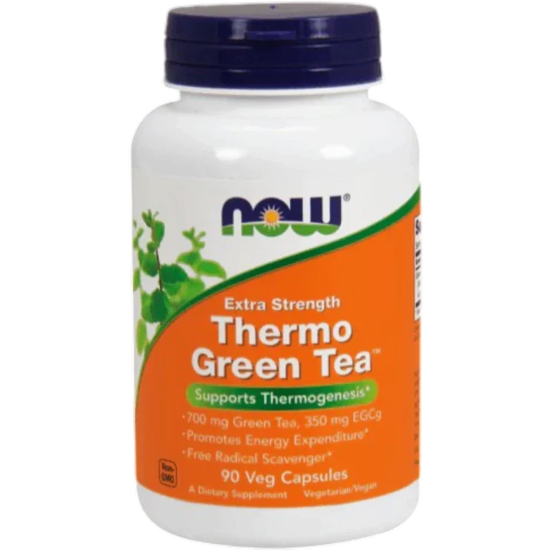 NOW Herbal Now Foods, Thermo Green Tea 700 mg (90 cápsulas)
