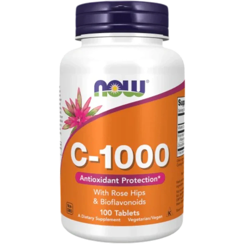 NOW Vitamina Now Foods, Vitamina C-1000 Protección Antioxidante (100 tabletas)