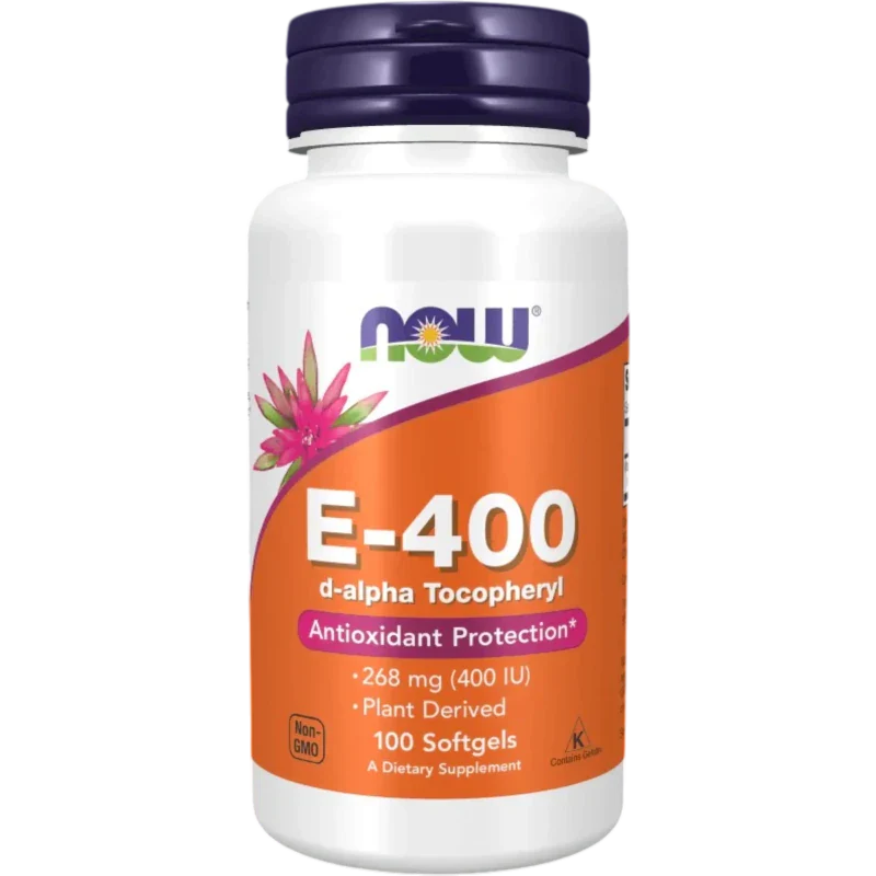 NOW Vitamina Now Foods, Vitamina E 400 UI (100 softgels)