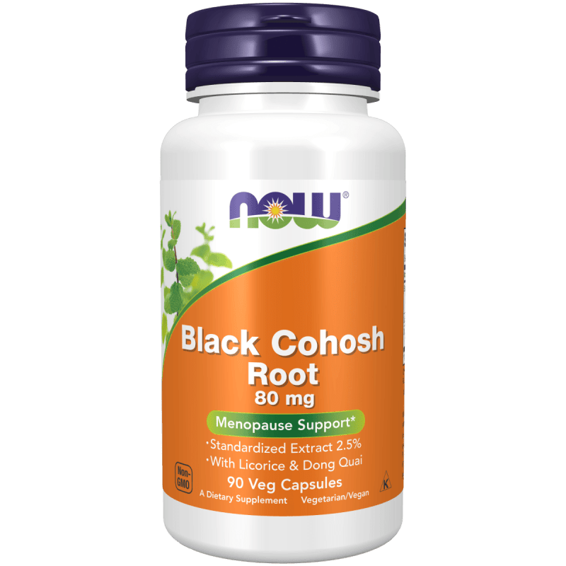 NOW Suplementos , Mujeres Now Foods, Raiz de Cohosh Negro 80 mg (90 veg caps)