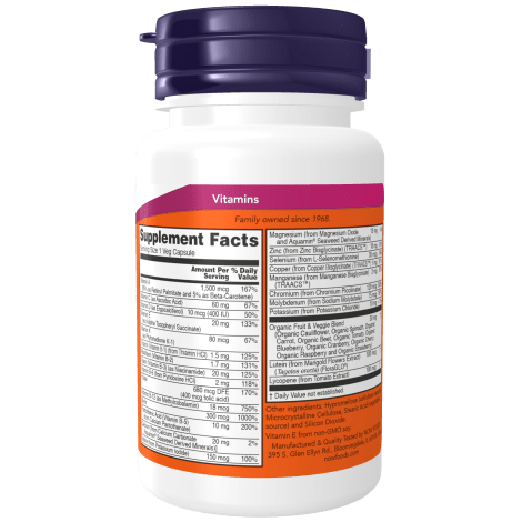 NOW SUPLEMENTOS Now Foods, Daily Vits™ Multivitamínico y Minerales (30 cápsulas)