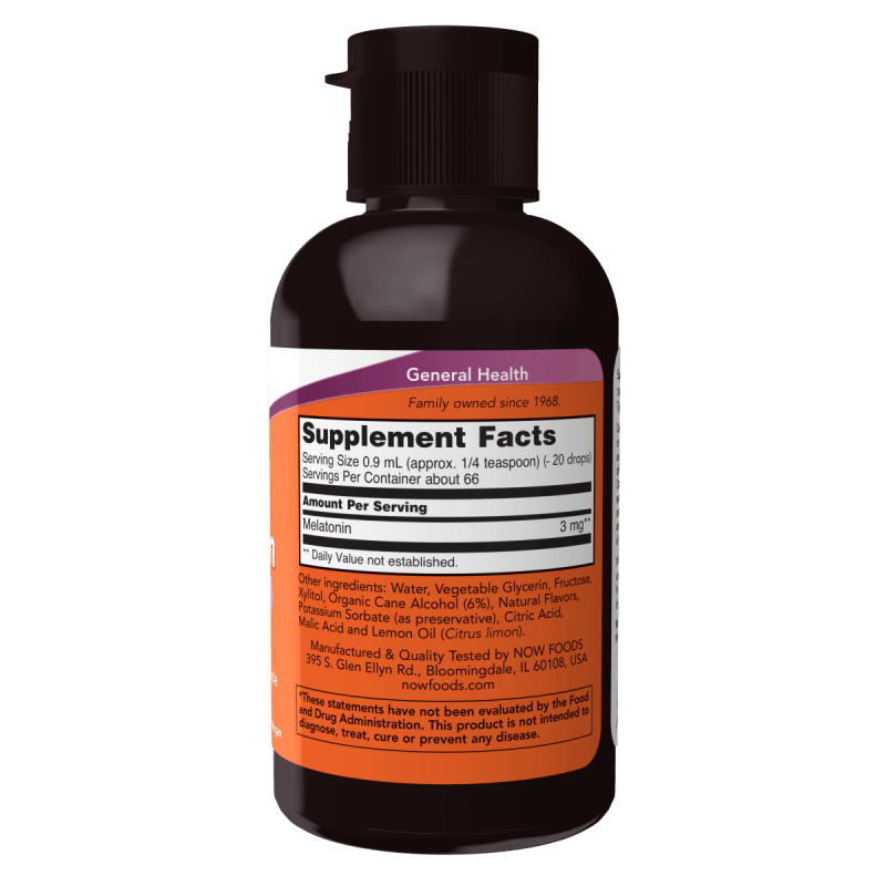 NOW SUPLEMENTOS Now Foods, Melatonina 60 ml
