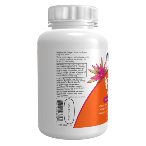 NOW SUPLEMENTOS Now Foods, Multivitamínico para Mujeres con CoQ10 Eve™ (90 softgels)