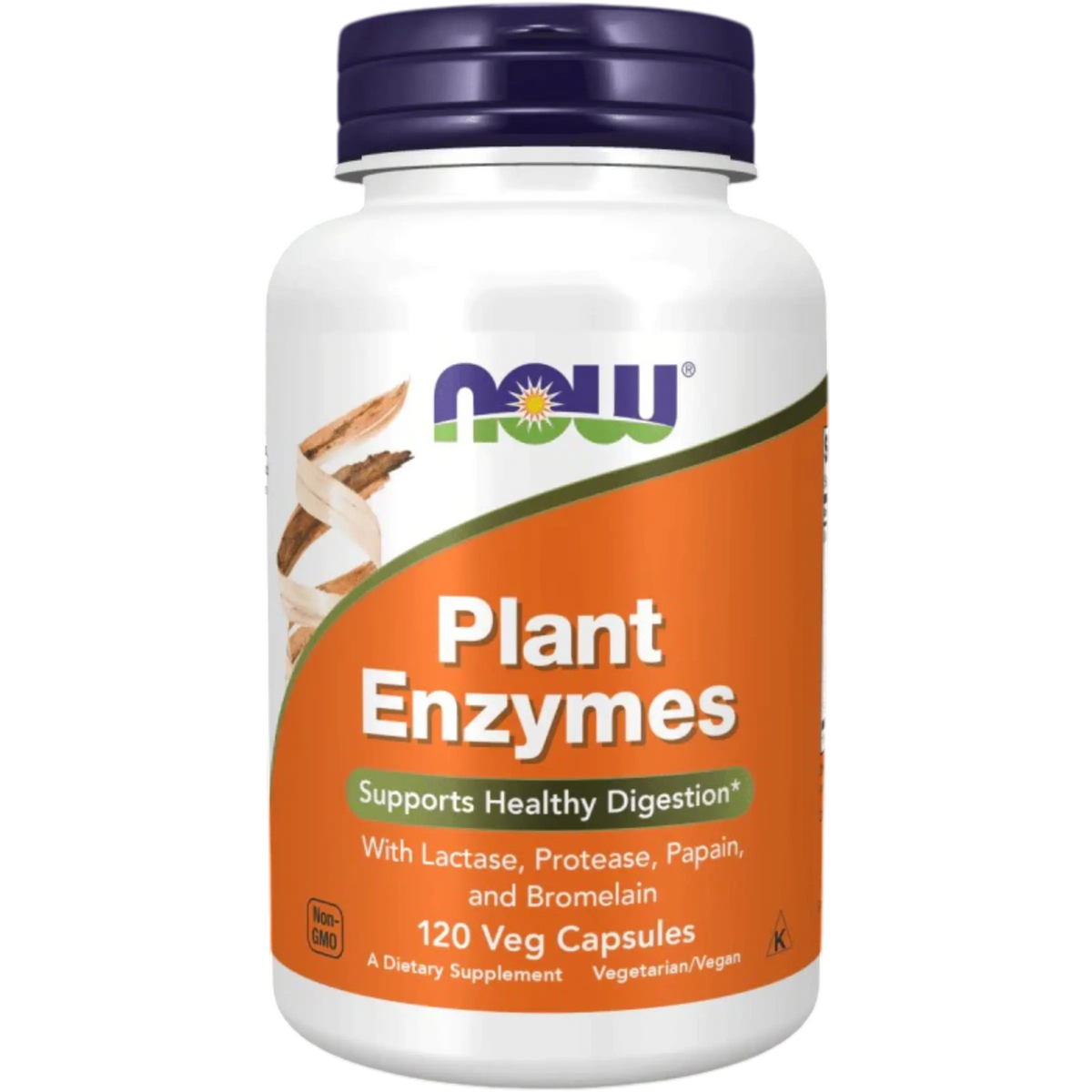 Now Foods, Enzimas Vegetales (120 cápsulas)