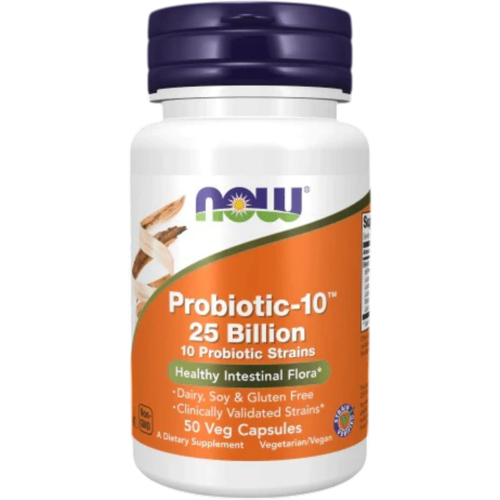 Now Foods, Probiótico-10™ 25 Billones (50 cápsulas)