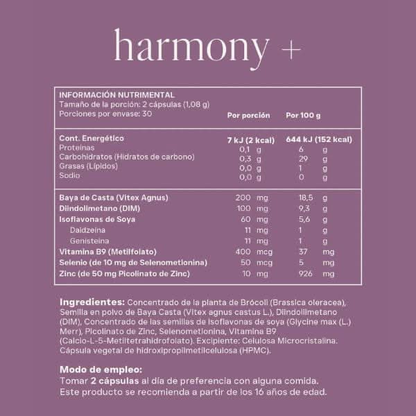 Reset Wellness Suplementos Reset Wellness, Harmony+ (60 cápsulas)