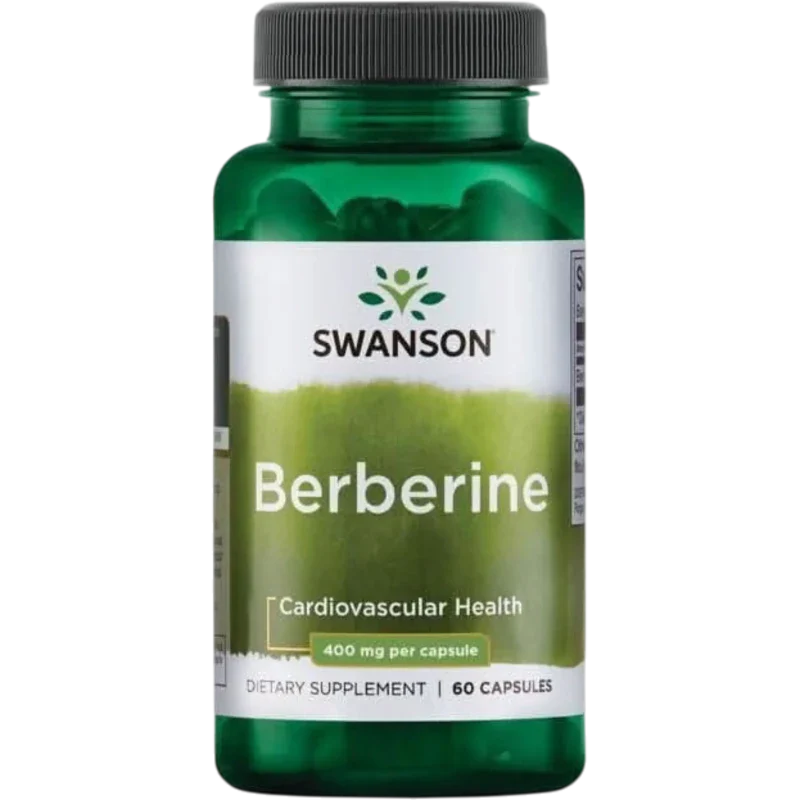 SWANSON Suplementos Swanson, Berberina 400 mg (60 cápsulas)