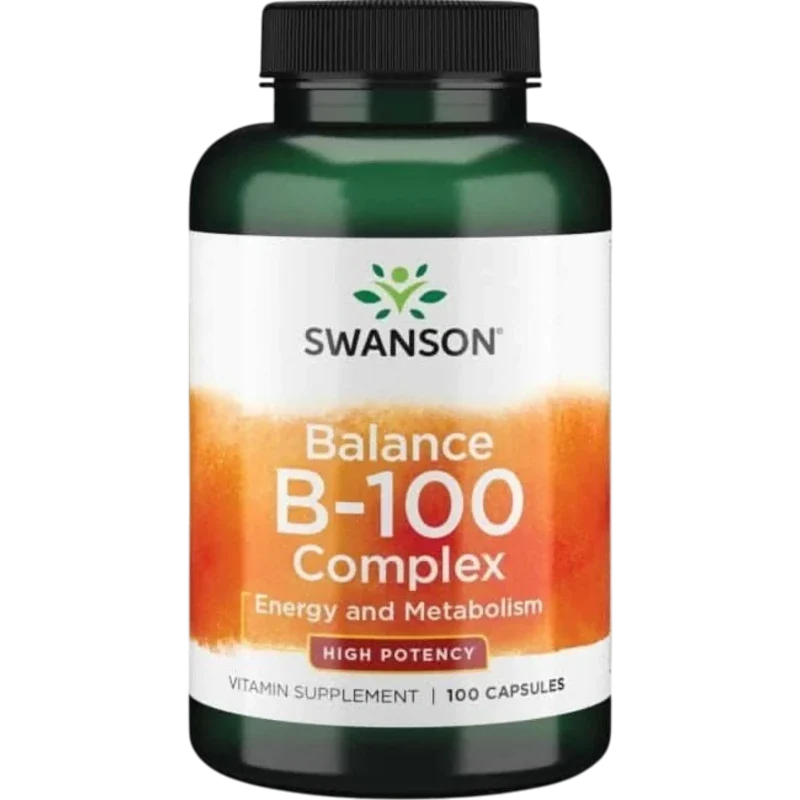 SWANSON Vitamina Swanson, Complejo B-100 (100 cápsulas)