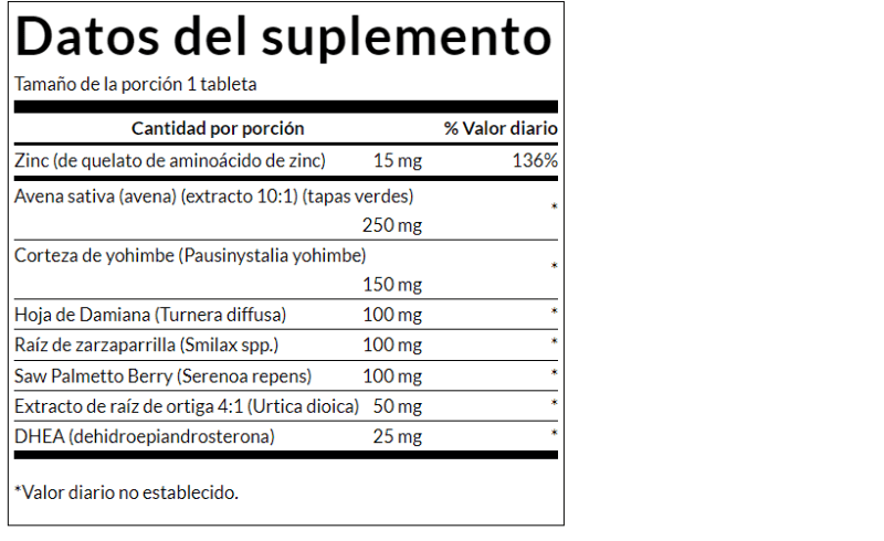 SWANSON SUPLEMENTOS Swanson, DHEA Supremo para Intimidad (45 tabletas)