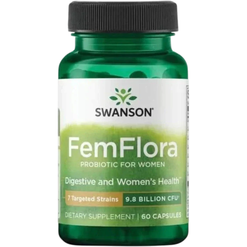 SWANSON Probiótico Swanson, Fórmula Probiótica Femenina (60 cápsulas)