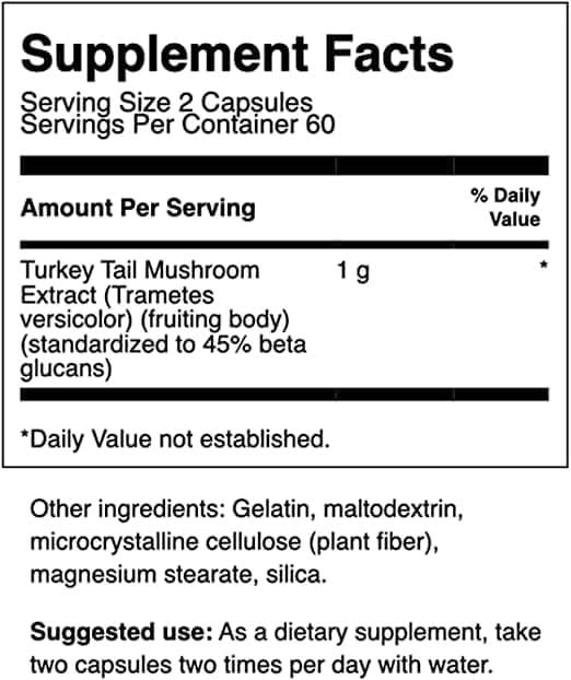 SWANSON SUPLEMENTOS Swanson, Hongo Turkey Tail 500 mg (120 cápsulas)