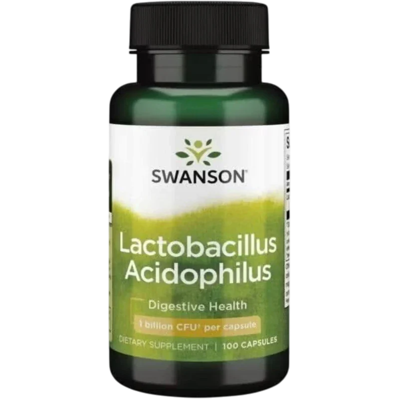 SWANSON Probiótico Swanson, Lactobacillus Ácidophilus (100 cápsulas)