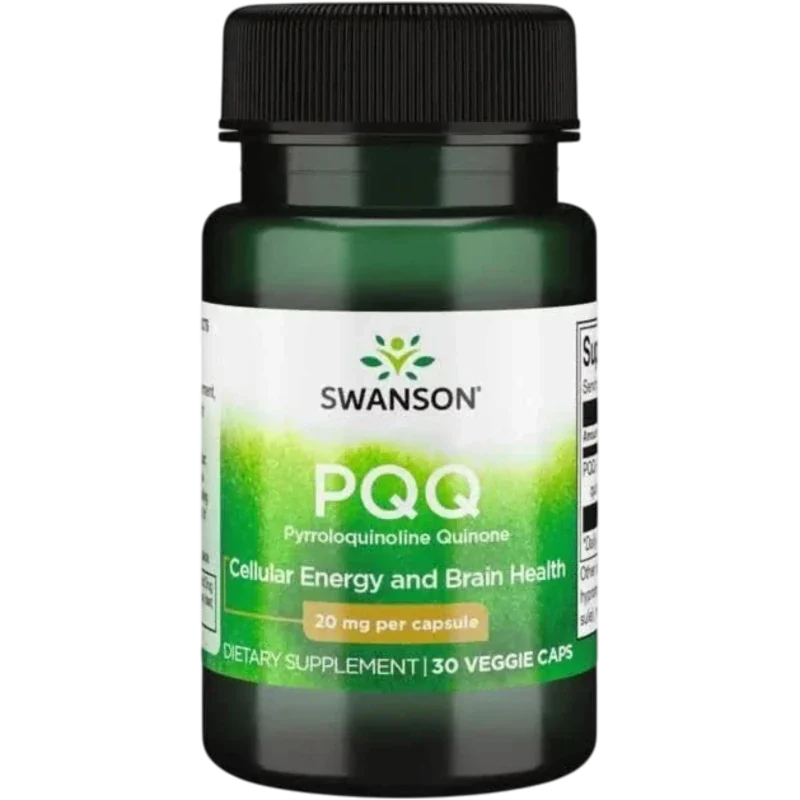 SWANSON Suplemento Longevidad Swanson, PQQ 20 mg (30 cápsulas)