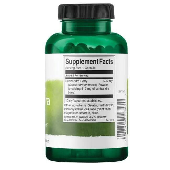 SWANSON SUPLEMENTO Swanson, Schizandra 525 mg (90 cápsulas)