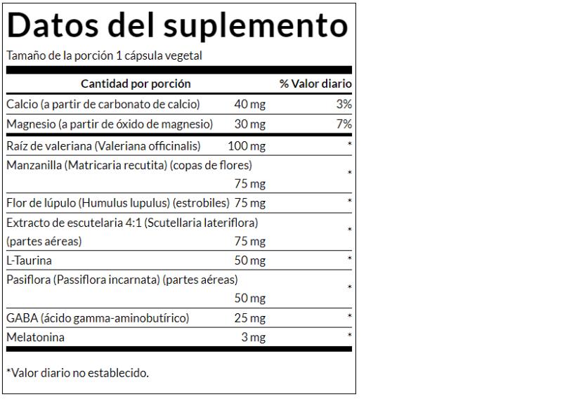SWANSON SUPLEMENTOS Swanson, Sleep Essentials con GABA y Melatonina (60 cápsulas)