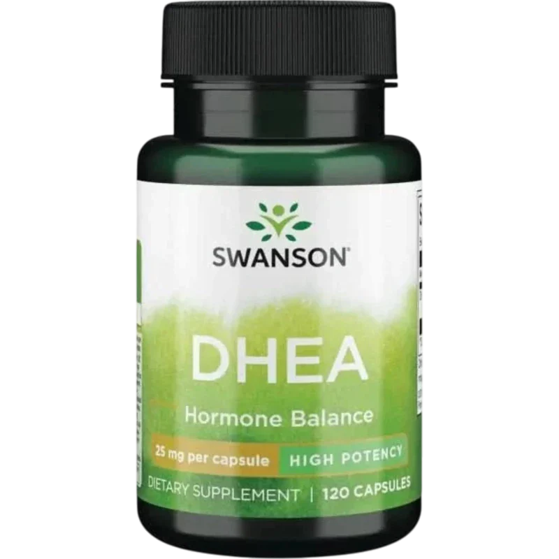 SWANSON Suplemento Hormonal Swanson, DHEA 25 mg (120 cápsulas)