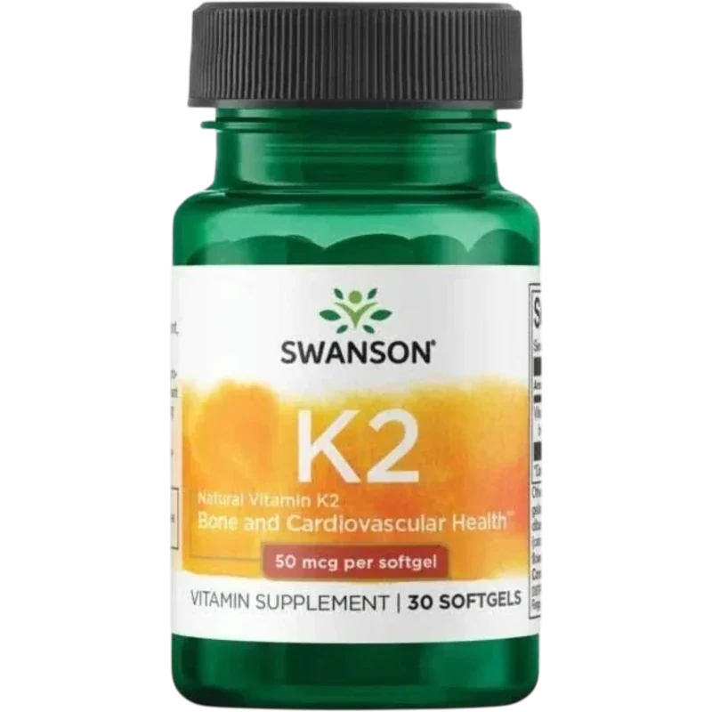 SWANSON Vitamina Swanson, Vitamina K-2 Natural 50 mcg (30 softgels)