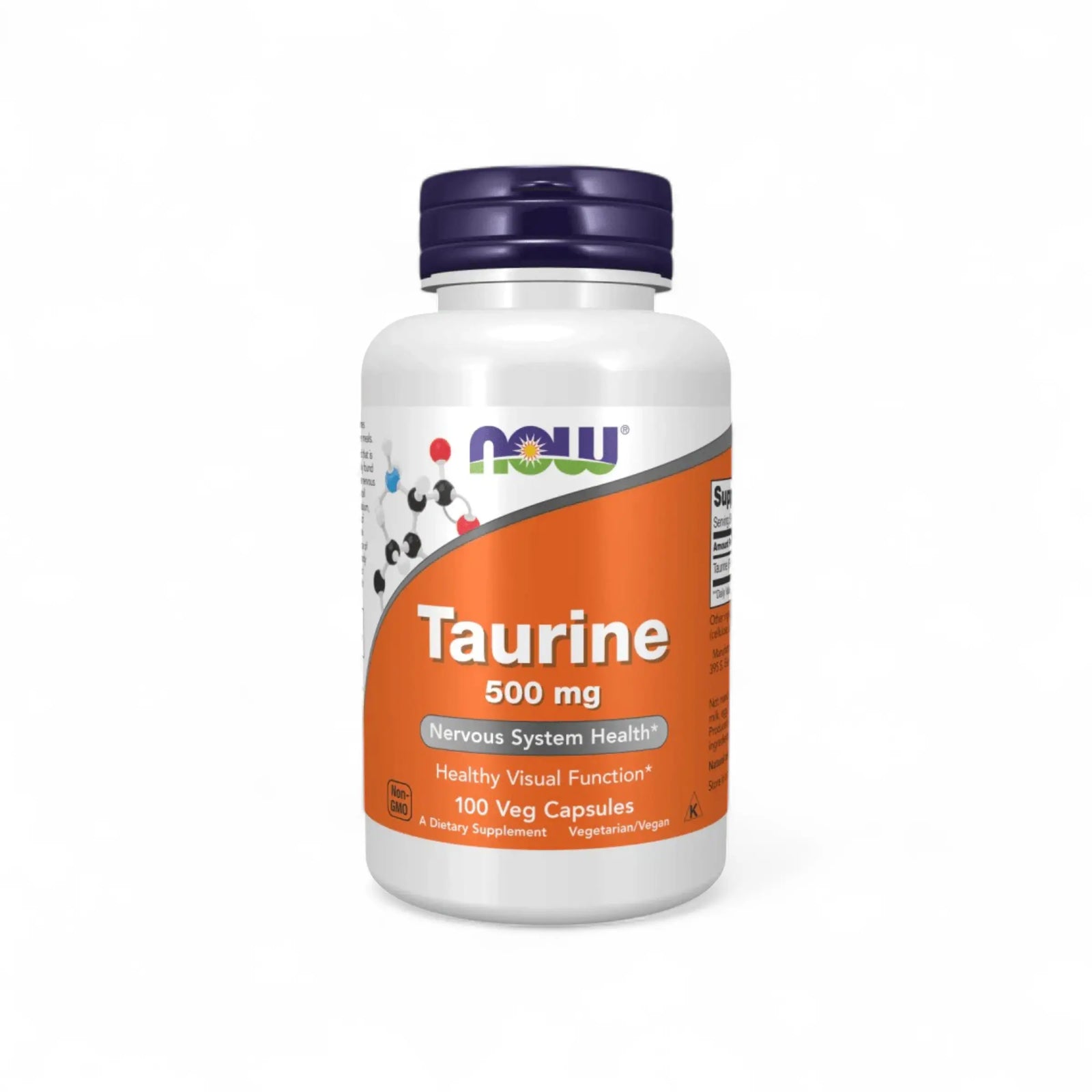 Now Foods, Taurina 500 mg (100 cápsulas)