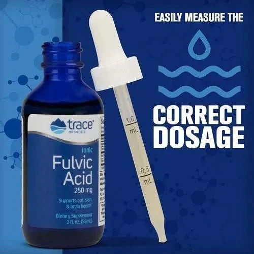 TRACE MINERALS Suplementos Trace Minerals, Ácido Fúlvico Iónico 250 mg (2 fl oz/59 ml)