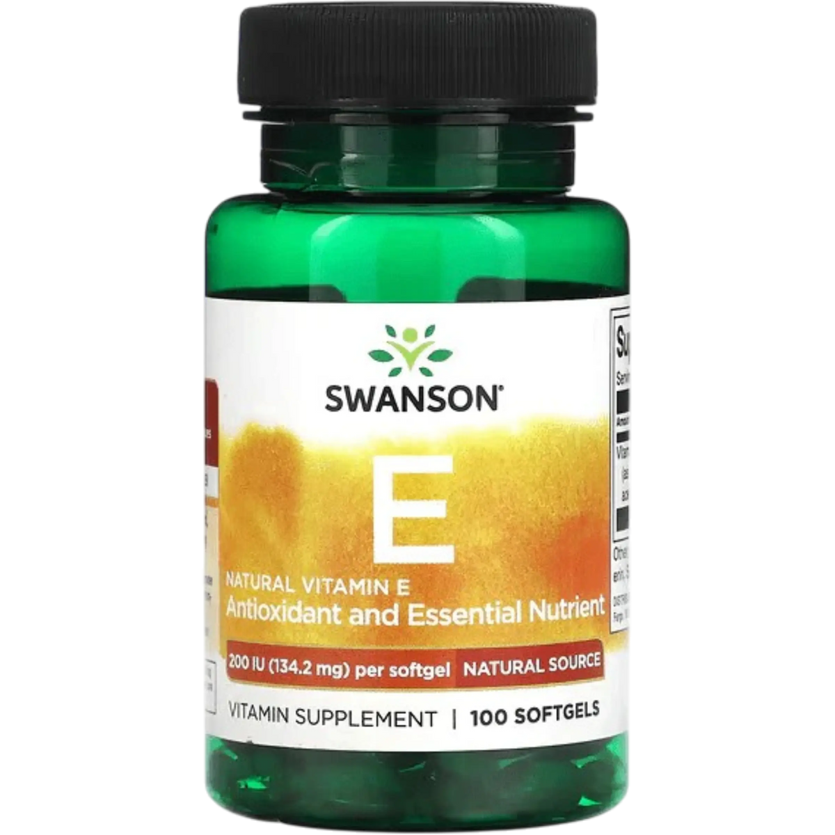 Swanson, Vitamina E 200 UI (100 softgels)
