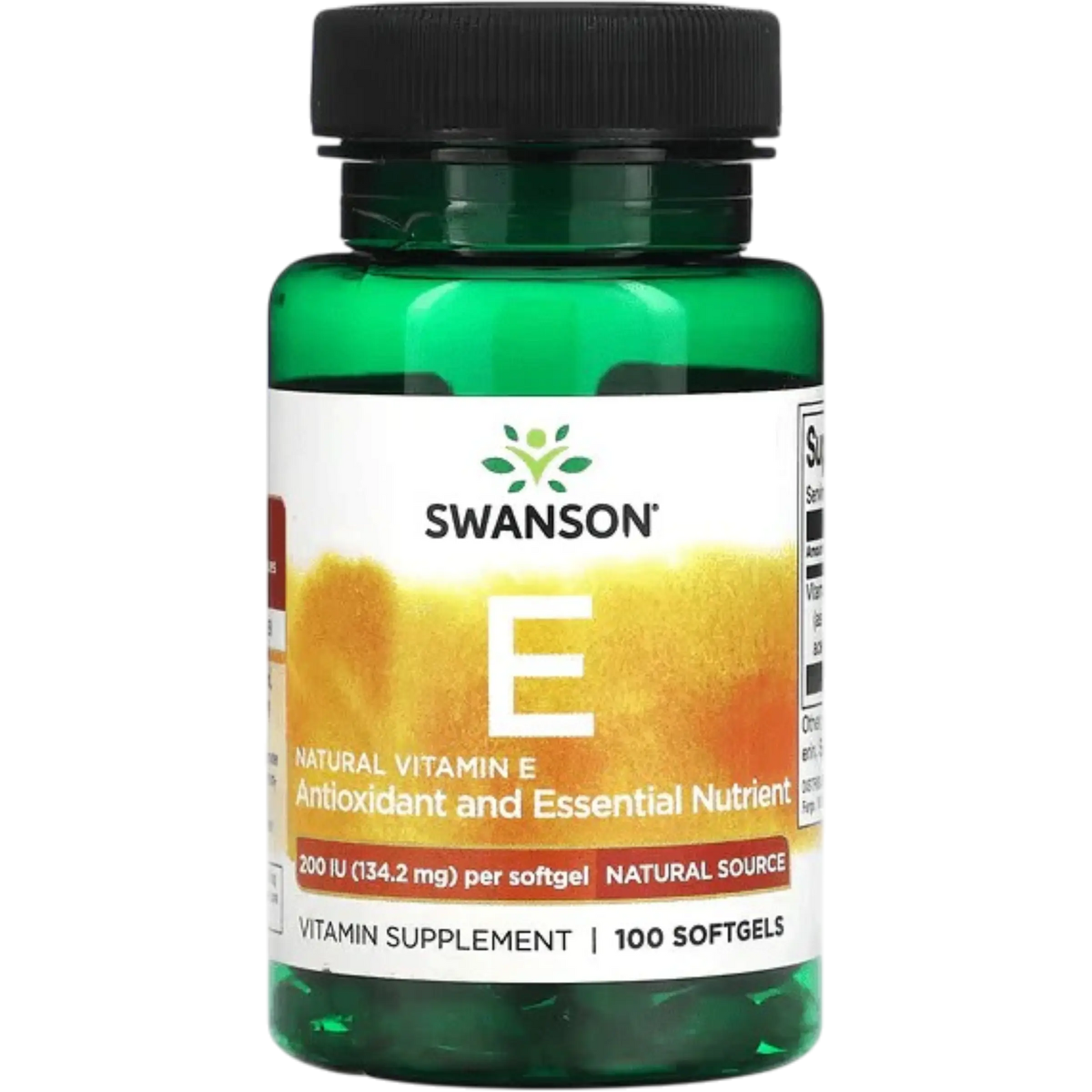 Swanson, Vitamina E 200 UI (100 softgels)